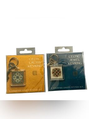 Historical Scotland Celtic Cross-Stitch Keyring DIY Kit